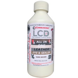 Leather dye Dark Brown for Sofas, Chairs, Shoes, Handbags, Car Seats Jackets, Leather dye colourant kit, Hard Wearing Scuff & Scratch Resistant. for Leather Vinyl Built in Sealer Restores Leather