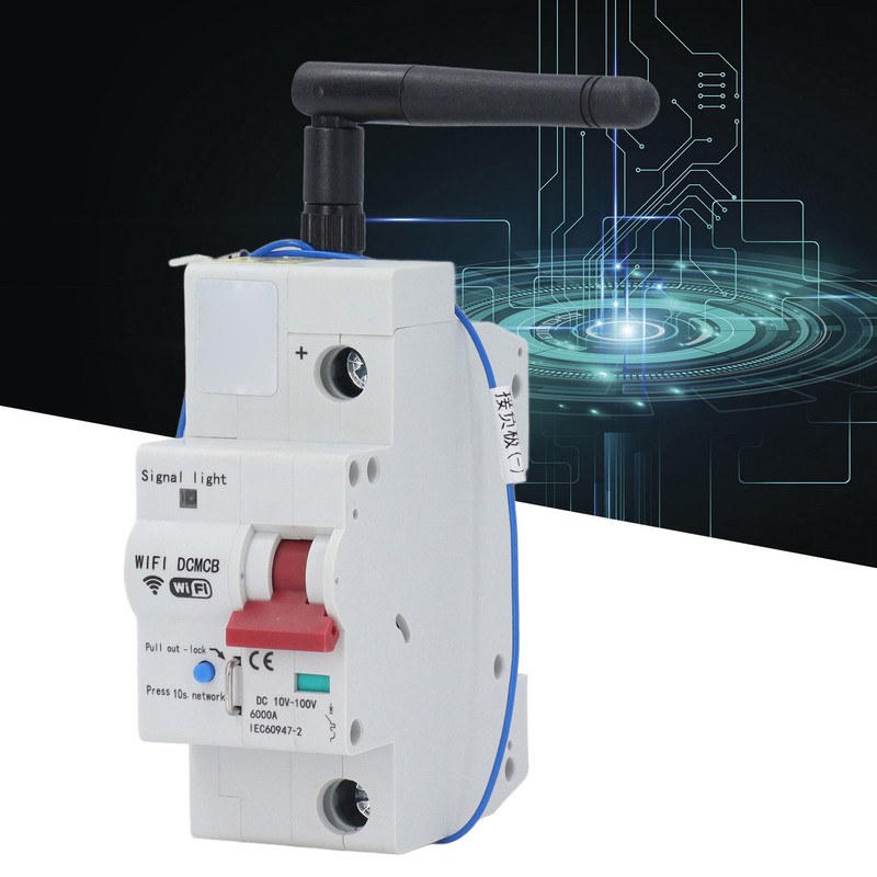 Smart WiFi Circuit Breaker Voice Speaker Mobile Remote Control 1P
