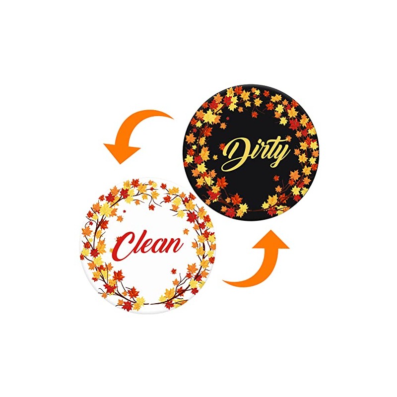 Dishwasher Magnet,Clean Dirty Sign Indicator- Double Sided Magnet with Magnetic