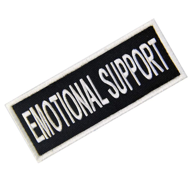 Service Dog Emotional Support Vests/Harnesses Patch Embroidered Badge Fastener Hook