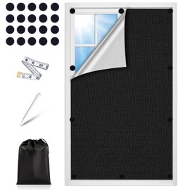 Sun Protection Window Blackout Magnetic 70 x 120 cm Roof Window Blackout 100% Opaque Blackout Fabric Magnetic Closure Blackout Film for Windows Darkening
