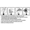 Awonderful - Kit de rayas reflectantes para motocicleta, pegatinas de