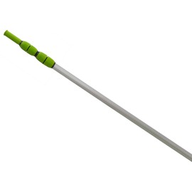 Aqua Select 6-18 Foot Telescoping Pool Vacuum Pole | Heavy Duty Aluminum Pole for Leaf Skimmers, Pool Brushes and Vacuum Heads | Expandable Swimming Pool Pole