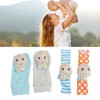 4pcs Baby Rattle Socks Cute Octopus Shape Soft Light Adjustable