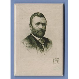 Magnets Refrigerator Funny Souvenir - Ulysses S Grant 2X3 Fridge Magnet General Union Army President Civil WAR Yank