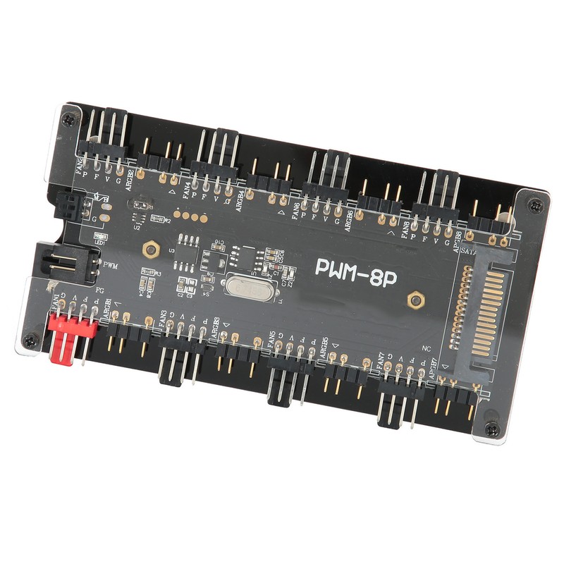 Case Fan Hub PWmARGB 2 in 1 Wireless Remote Controller