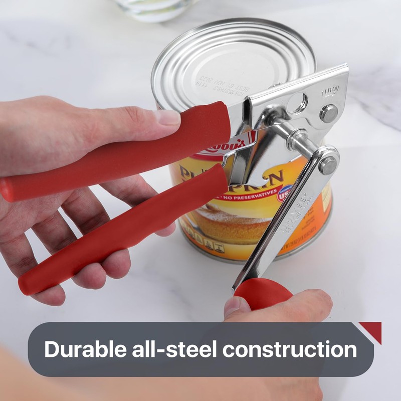 Commercial Can Opener, UHIYEE Hand Crank Can Opener Manual Heavy