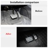 2pcs Car Accelerator Gas Brake Pedal Foot Rest Plate Cover