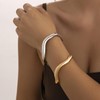 Roe Dolph Gold Cuff Bangle Bracelet for Women - Chunky,