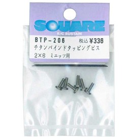 2×6 チタンバインドタッピングビス (6本入) BTP-206