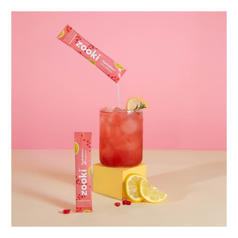 Zooki Hydration+ Skin Radiance Pomegranate Flavour