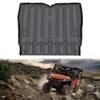 CUSAUTV Rubber Bed Mat Liners for Pioneer 1000-5 16-25, Rear
