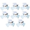 8x Adam Hall 4115 Ball Corners Small 44 mm High