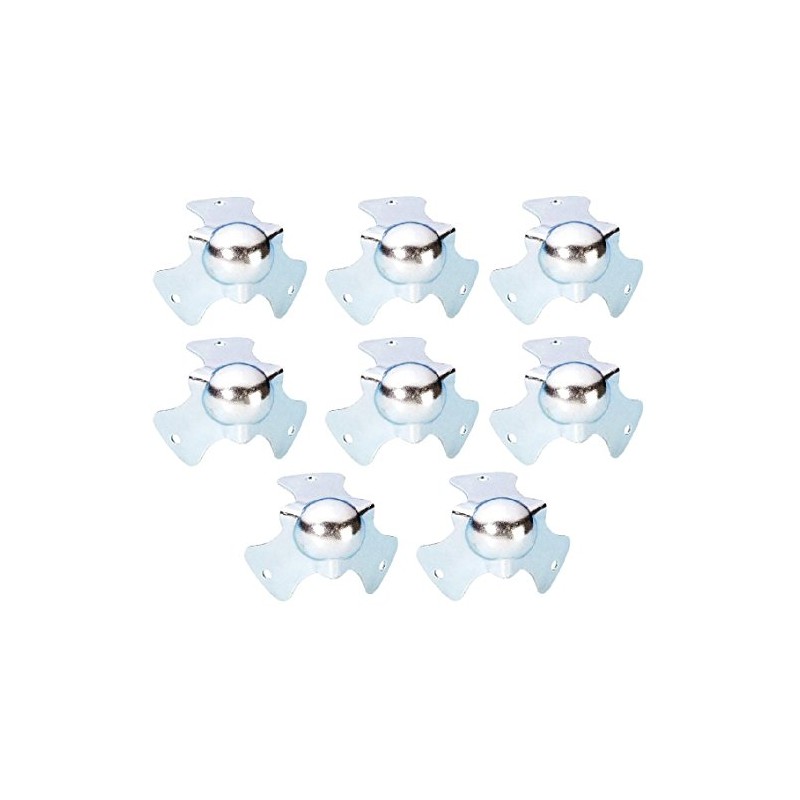 8x Adam Hall 4115 Ball Corners Small 44 mm High