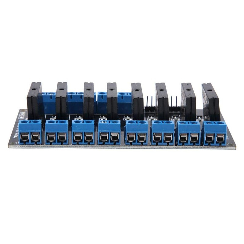 KSTE 5V 8-Channel Solid State Relay Module with Fuse High
