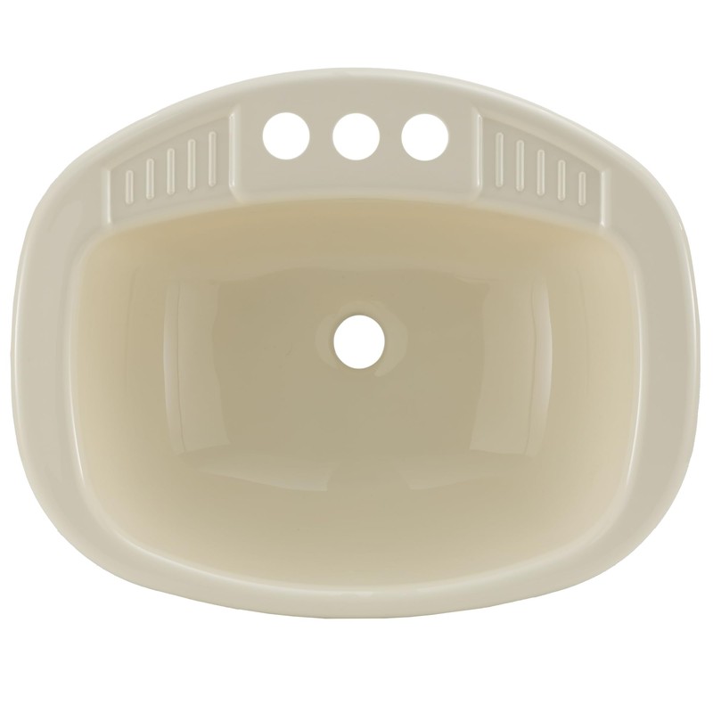 Tough Grade Single Bowl Sink | Bathroom Sink | White