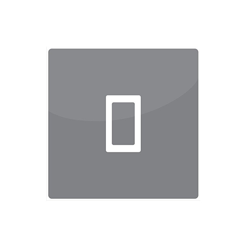 Plain Silver Light Switch Sticker Home Decorative Accessories Vinyl Cover