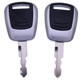 YQABLE 2PCS 21Q4-00090 21Q400090 Key for Hyundai -9 Machine Excavator and Heavy Equipment Ignition Key
