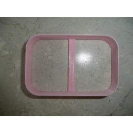 AJT CURVED RECTANGLE FRAME SHAPE COOKIE CUTTER MADE IN USA PR5156
