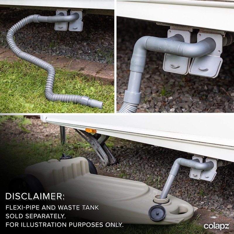 Colapz Caravan Accessories - Flexible Waste Collapsible and Extendable Caravan