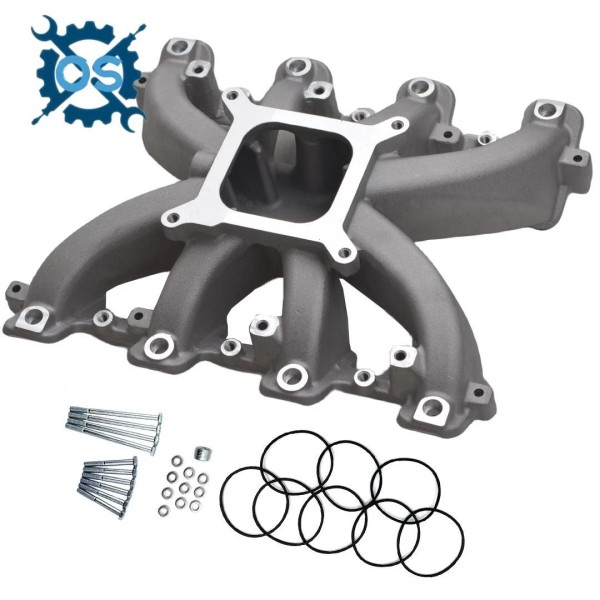 Unbranded Single Plane EFI Intake Manifold Satin for GM LS1