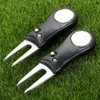 MUXSAM 2Pcs Golf Divot Tools Stainless Steel Golf Club Ball