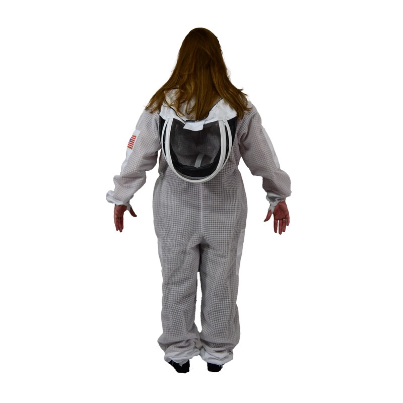 US APIARY 3 Layer Bee Suit with Fencing Veil One