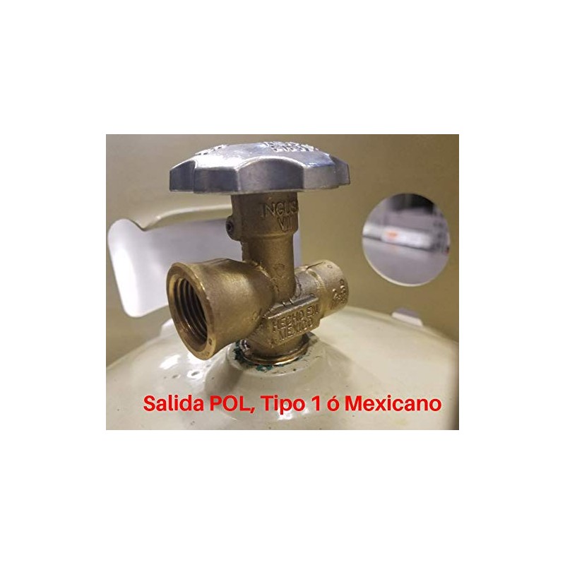 Manguera de 1.5 metros de Largo con Regulador para Gas