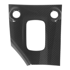Car Gear Box Cover Trim Carbon Fiber Console Shifter Panel Frame Sticker for Fairlady Z RZ34 400Z 2022 and Up LHD