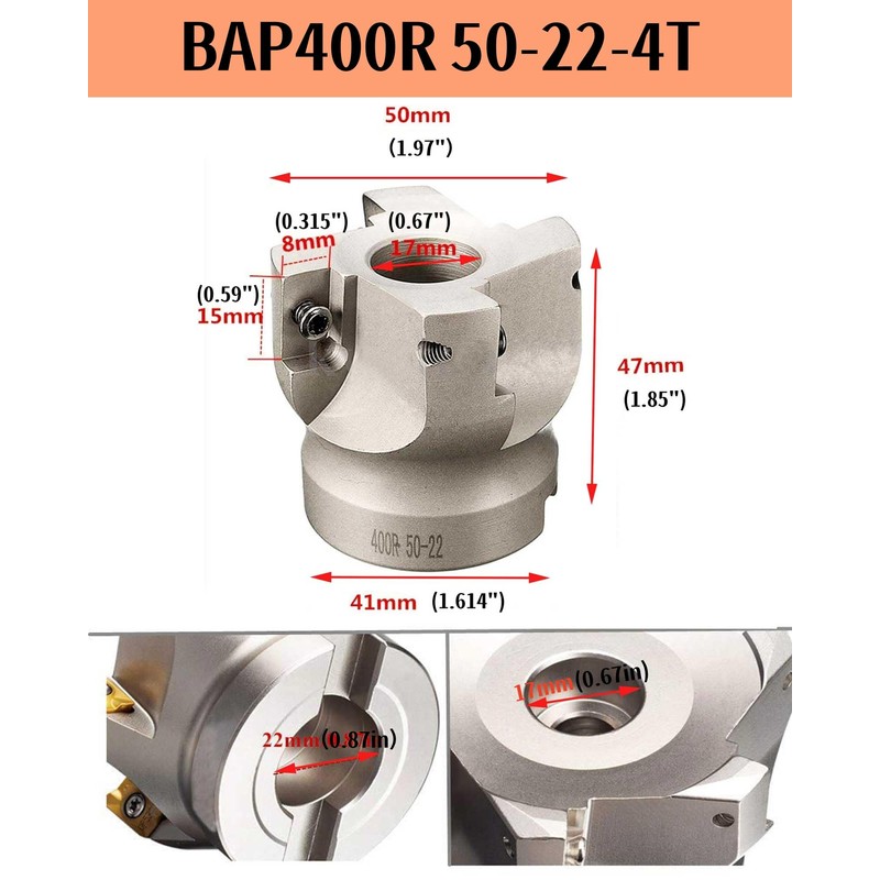GBJ GBJ 10pcs APMT1604PDER-DP Milling Carbide Inserts with CNC Face