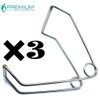 3× Smith Baxter Mouth Gag Small Veterinary Surgical Stainless Steel