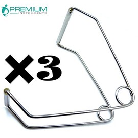 3× Smith Baxter Mouth Gag Small Veterinary Surgical Stainless Steel Premium Instruments