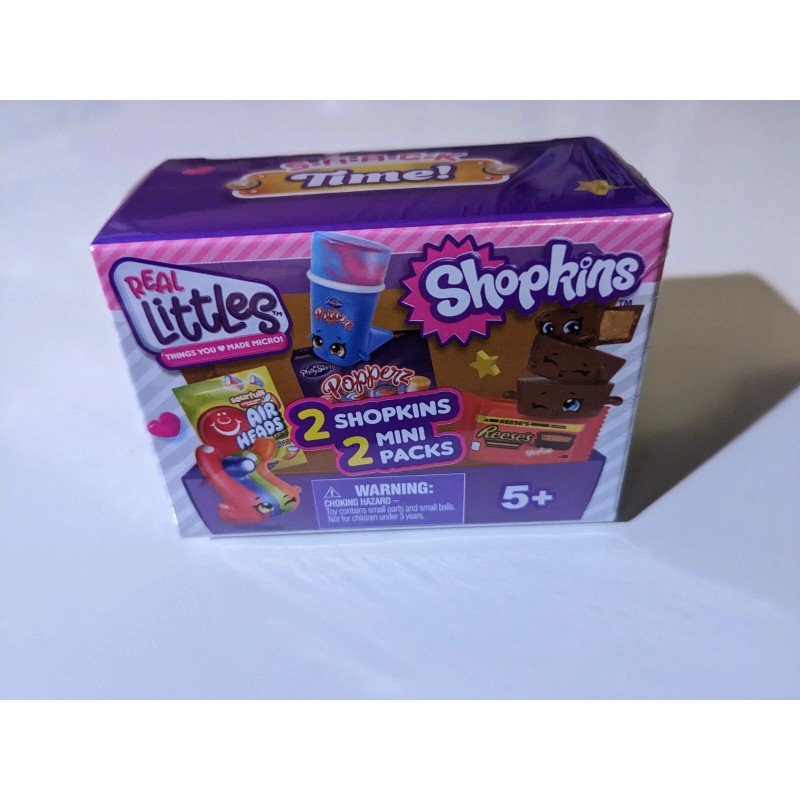 Shopkins Real Littles Snack Time Blind Box Sealed 2 Figures
