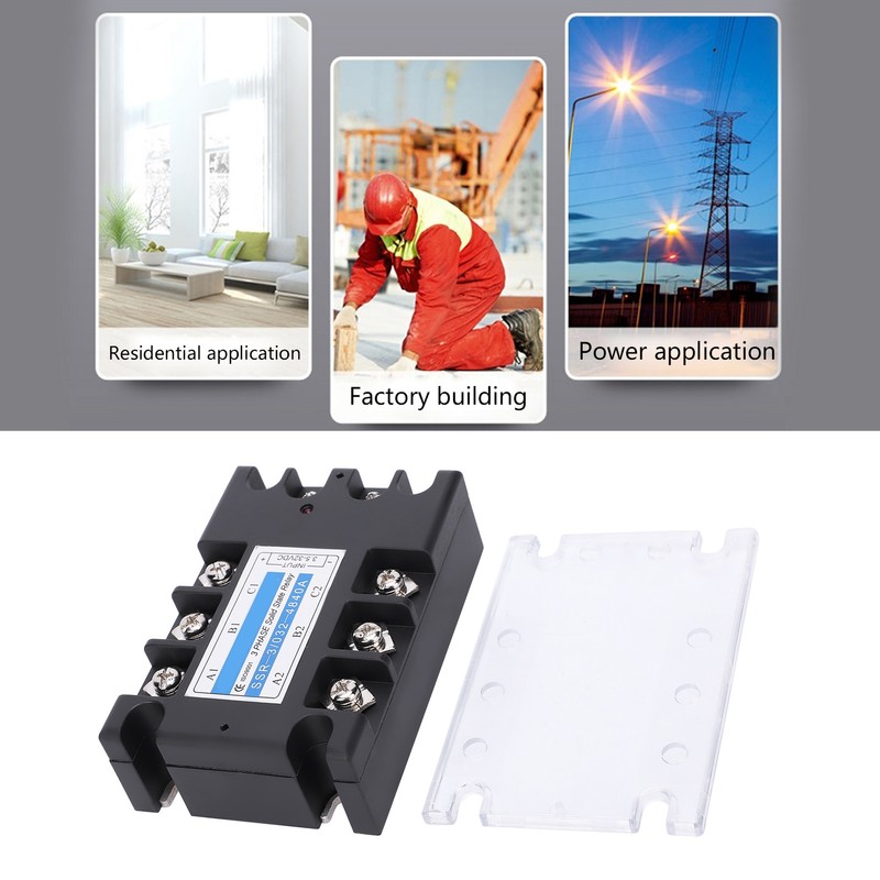 3 Phase Solid State Relay SSR-3 D4840 40A DCAC 480V