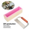 Wooden Loaf Soap Cutter Mold with 1 Pc Silicone Mold