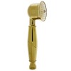 Nostalgia Retro Hand Shower Head - Brass with Gold Surface