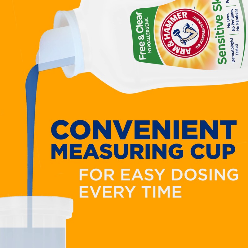 Arm & Hammer Sensitive Skin Free & Clear, 105 Loads