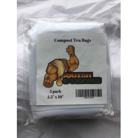 Compost Tea Filter Bags (5) | Compost Tea Filter Brew Bags | Create your own enriched organic water to make your plants and garden thrive!