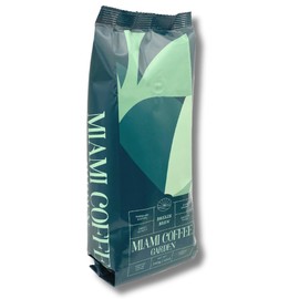 Miami Coffee Garden Breeze Brew, Premium Ground Coffee, Rich and Balanced, 100% Arabica, Low Acid, Fitnest Coffee Regions in Brazil, Medium Roast, 12oz
