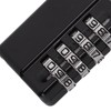 Gym Bag Locker Padlock 4 Digit Combination Zinc Alloy Black