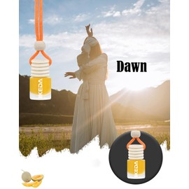 ikeda fragrance Automotive Air Freshener 4ml Car Scents | 45-Days Keep Fragrance | Automobile Hanging Diffuser Bottles | Remove Auto Odor Long-Lasting Fresh Air for Men Women Home Deodorizer (Dawn)