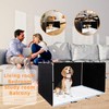 Dmnnlp Dog Pee Pad Holder with High Walls 35"x29"x17.3" No-Splash