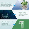 Upgrade Acrylic Aquarium Plant Holder Hanging Aquatic Plant Holder,Adjustable Hook