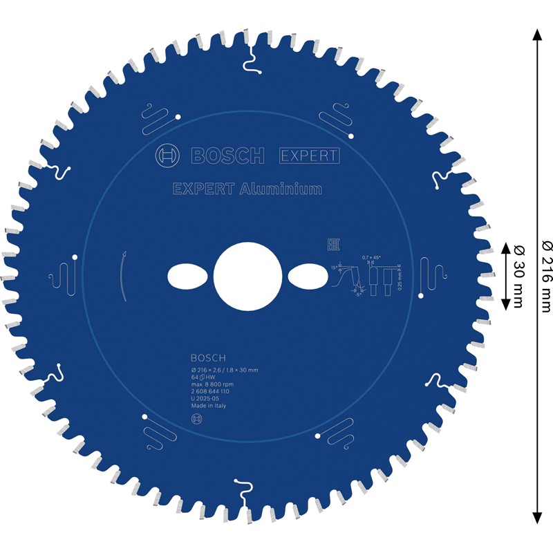 Bosch Professional Circular Saw Blade, blue, 2330019
