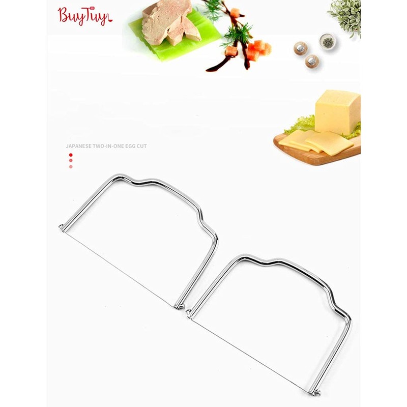Multipurpose Handheld Cheese Wire Slicer Stainless Steel Foie Gras Cutter
