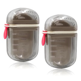 Travel Soap Case Portable Set of 2 - Leak-Proof and Waterproof Small Soap Containers with Lid for Bathroom, Shower, Gym, or Travel - Efficient Drainage Design Keeps Soap Dry and Secure
