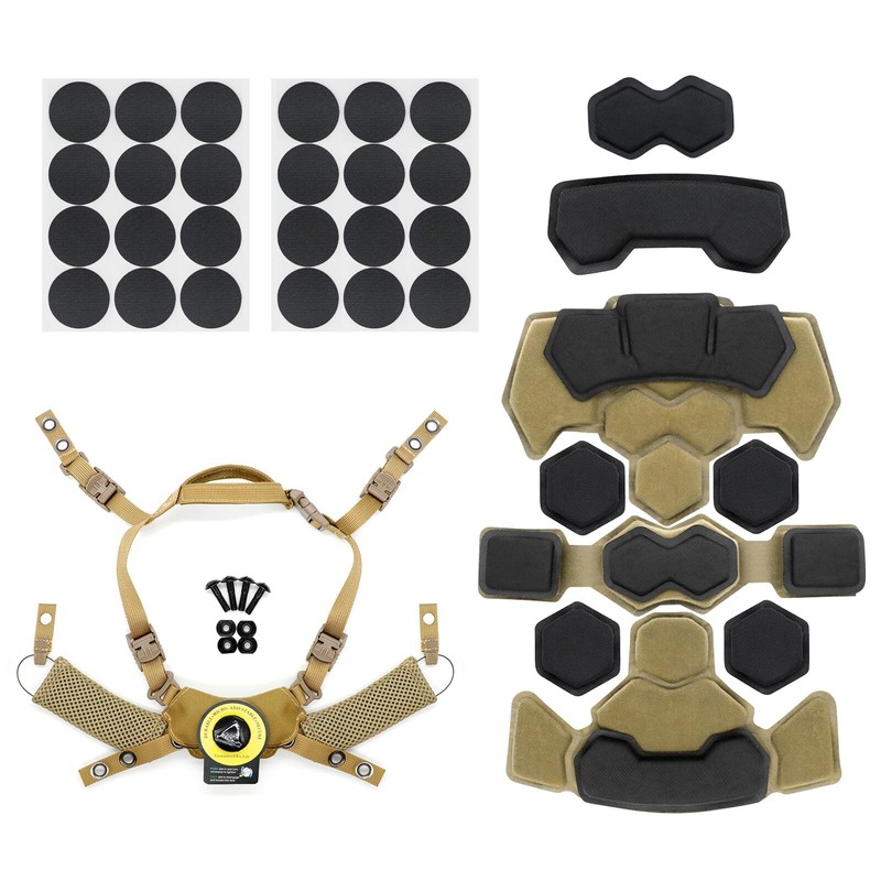 Yzpacc Tactical Helmet Pads and Helmet Chin Strap Replacement Adjustable