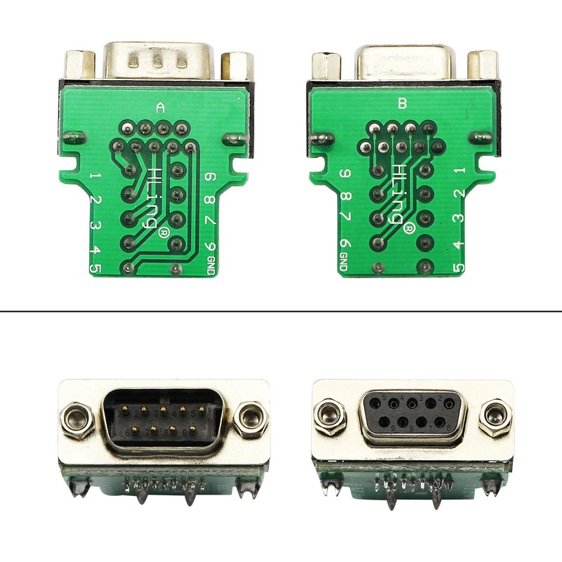 CERRXIAN DB9 Adapter RS-232 Serial Interface DB9 Male and DBP