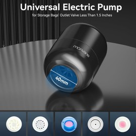 Vacuum Bag Electric Air Pump - Portable Vacuum Pump for Space Storage Bags Powerful Compression Pump for Clothes Blankets (Wired)