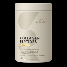 Sports Research Collagen Peptides Vanilla Bean 420g